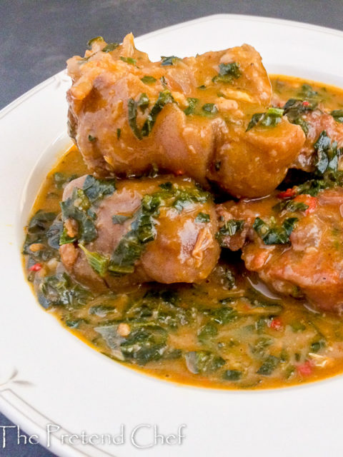 Easy Ugu soup, ofe ugu