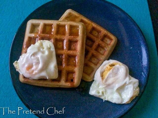 Golden, fluffy, flavoursome and crispy around the edges, Easy waffles recipe