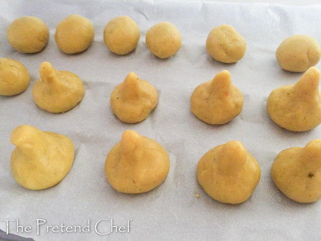 moulded Coxinha, Brazilian chicken fritters