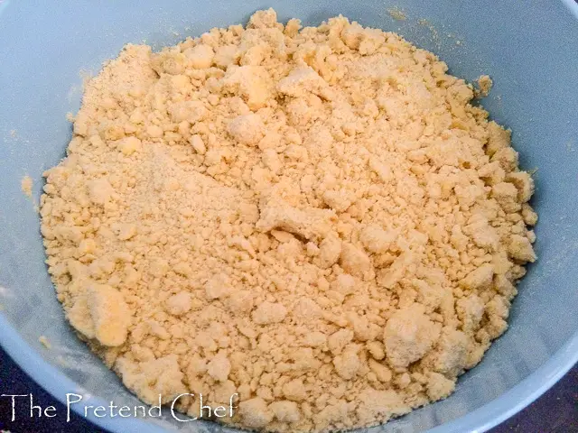 butter and flour, rubbed in for Easy pie dough
