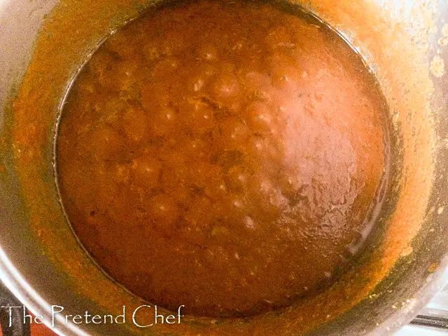 Fresh, light and healthy Nigerian boiled tomato stew boiled down