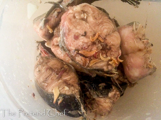 Steamed fish for Fresh, light and healthy Nigerian boiled tomato stew