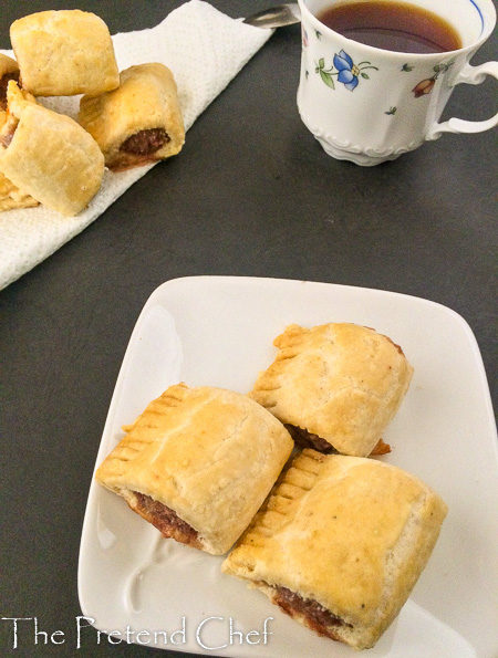 Golden melt-in-the-mouth and flavoursome Nigerian sausage roll