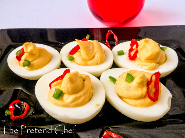 Creamy, smooth and luxurious stuffed eggs, devilled eggs