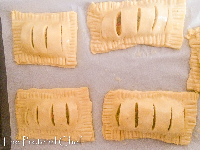  Nigerian vegetable pie ready for the oven