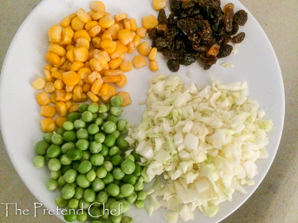 vegetables for Nigerian vegetable pie