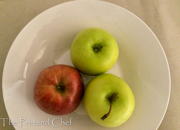 mix of apples for easy apple hand pie