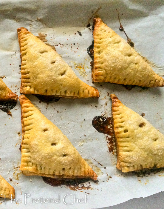 Indulgent Caramel apple filled apple hand pie