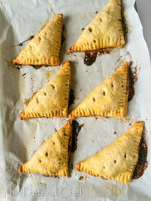 Indulgent Caramel apple filled apple hand pie