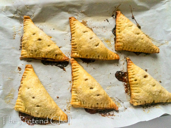 Indulgent Caramel apple filled apple hand pie