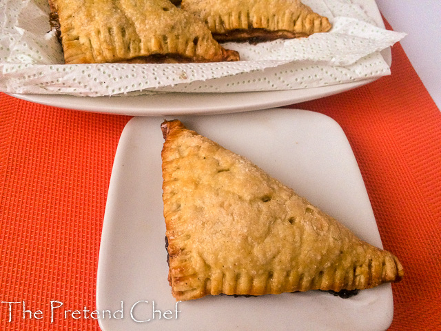 Indulgent Caramel apple filled apple hand pie