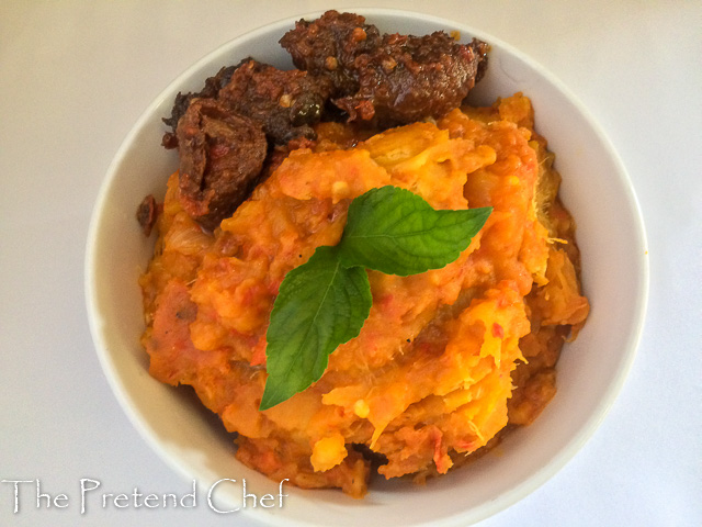 Asaro (mashed yam porridge)