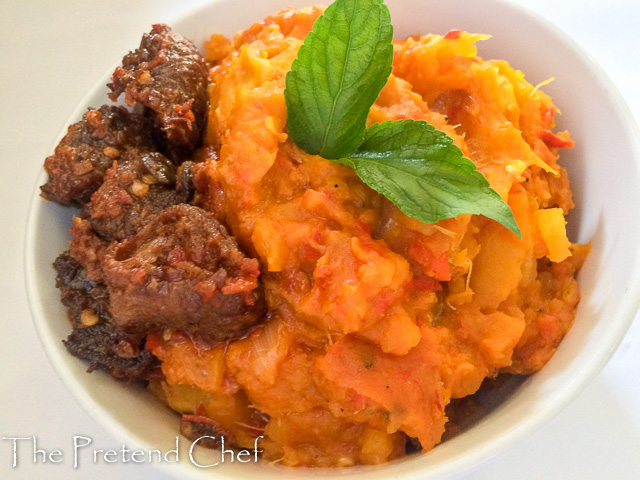 Asaro (mashed yam porridge)