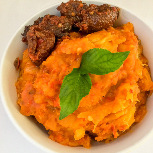 Asaro (mashed yam porridge)