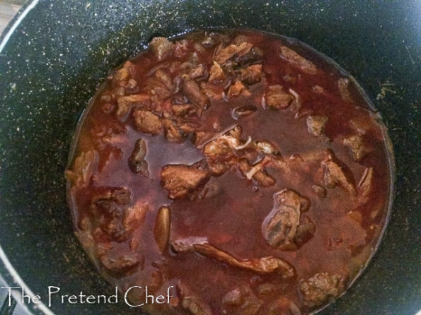 broth for Oto Mboro, Unripe plantain porridge