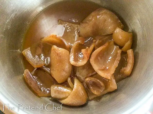 soft cooked ponmo (cowskin) for Peppered Ponmo