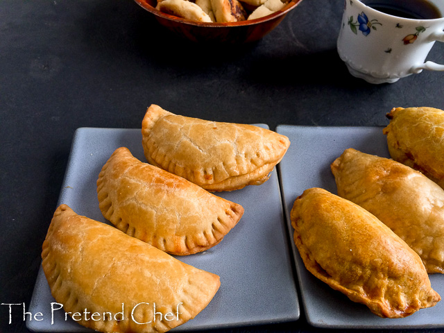 Flaky baked empanada