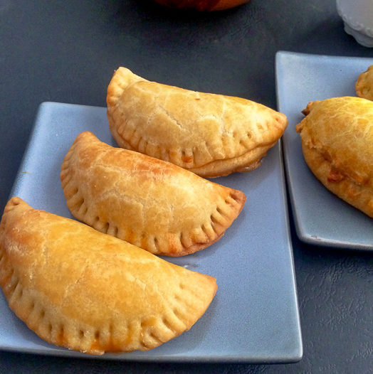 Flaky baked empanada