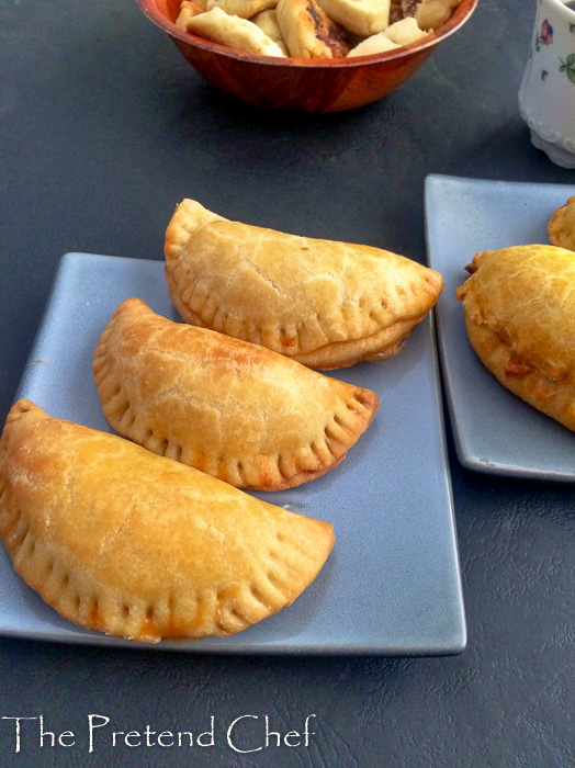 Flaky baked empanada