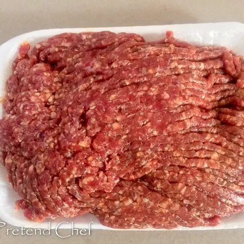 raw minced beef