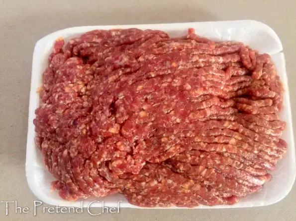 raw minced beef