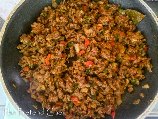 Minced beef Empanada filling