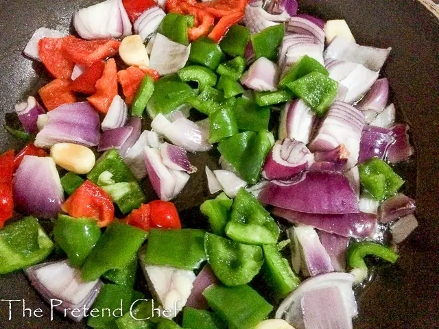 vegetables and herbs for Simple Sofrito