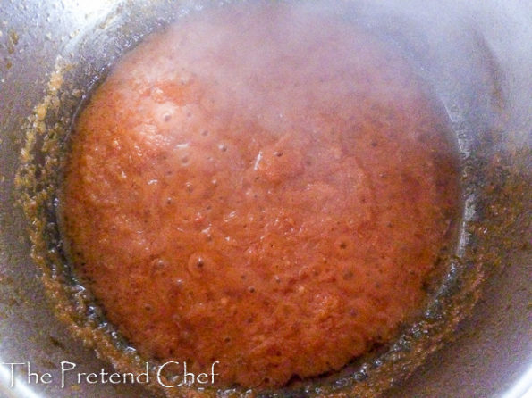 boiled tomato for gizdodo, gizzard and plantain