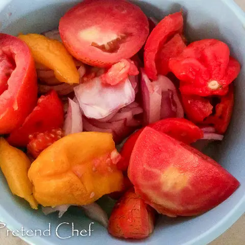 tomato, onions, pepper for gizdodo, gizzard and plantain