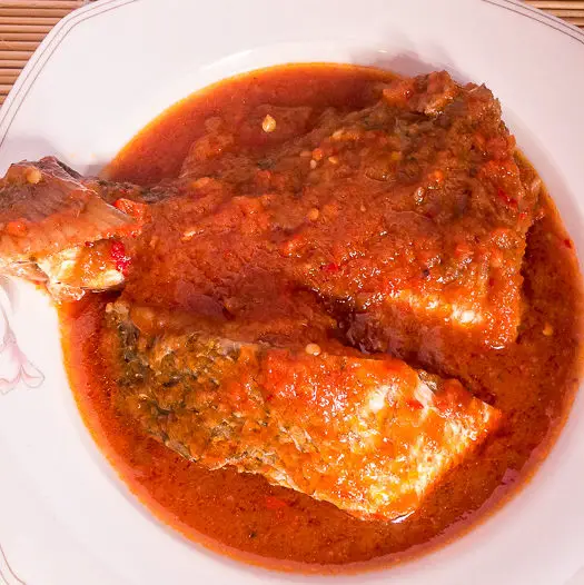 Rich and spicy Nigerian fish stew (Imoyo), Obe eja tutu