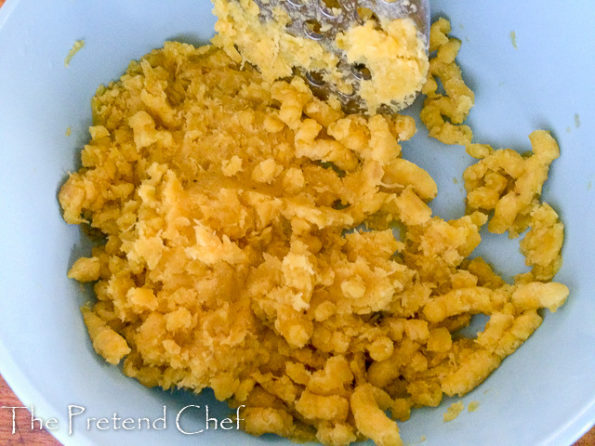 mashed plantain for ripe plantain empanada