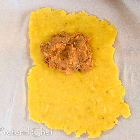 ripe plantain empanada dough