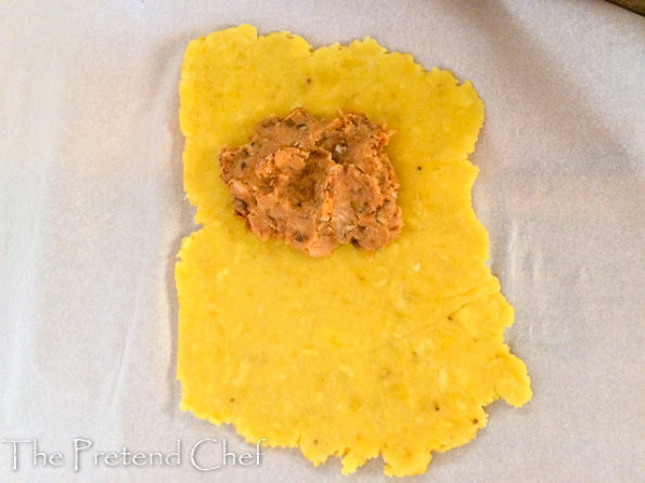 ripe plantain empanada dough