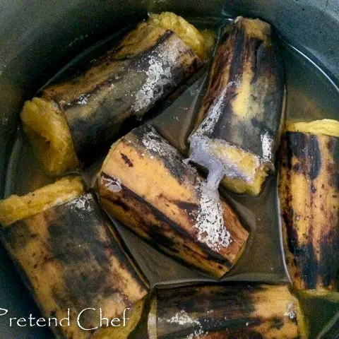 boiled plantain for ripe plantain empanada