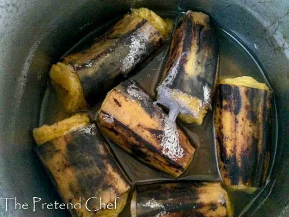 boiled plantain for ripe plantain empanada
