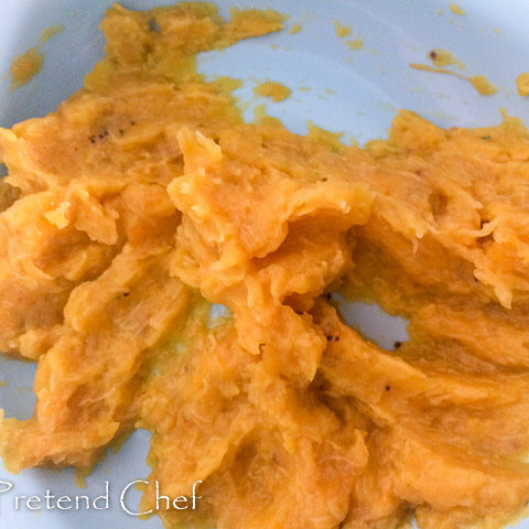 mashed over-ripe plantain