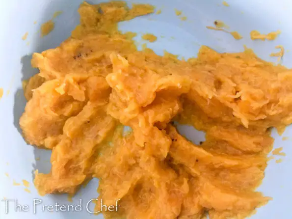 mashed over-ripe plantain