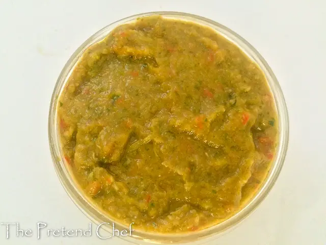 Simple Nigerian Sofrito in a jar