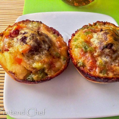 Simple and Easy pizza muffin