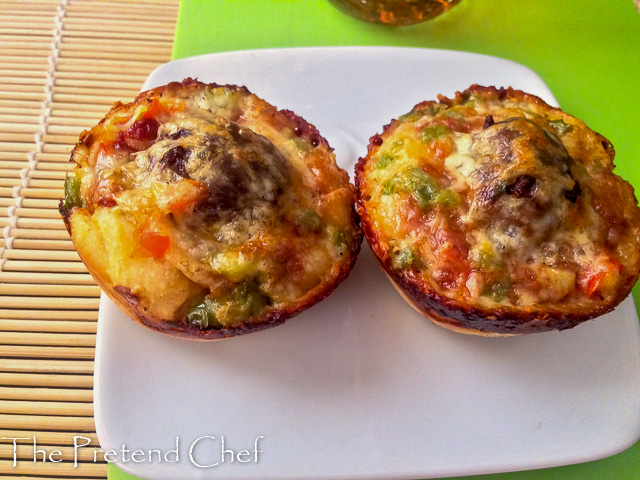 Simple and Easy pizza muffin