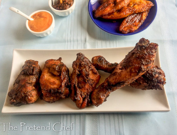 Spicy, hot, tender, juicy oven baked jerk chicken