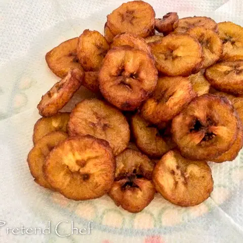 fried plantain discs