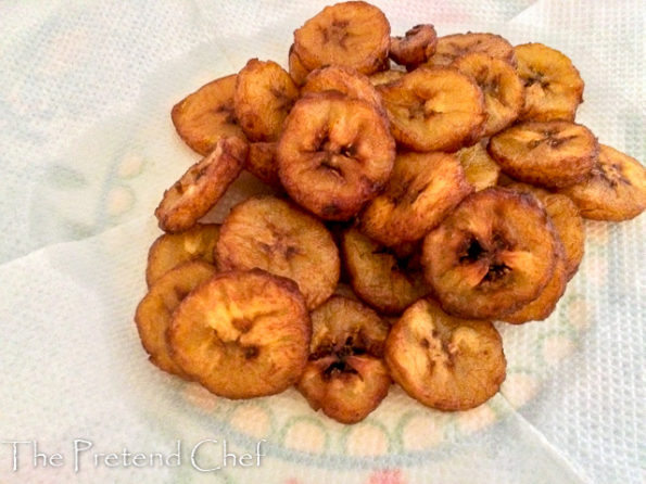 fried plantain discs