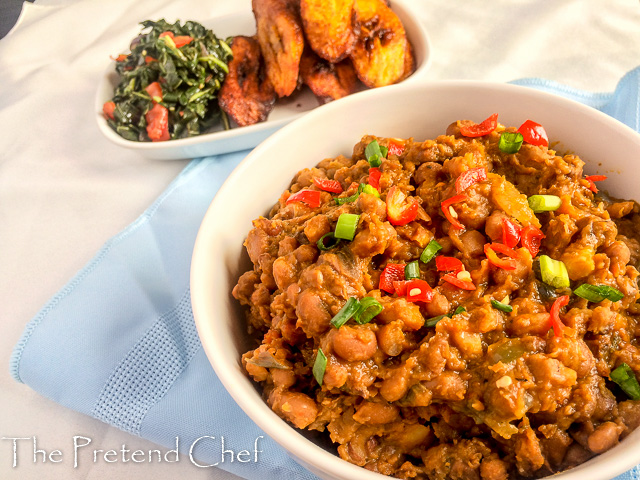 Healthy, delightfully tasty nigerian beans porridge