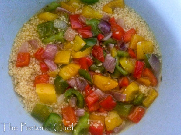 couscous with peppers Couscous with bell peppers