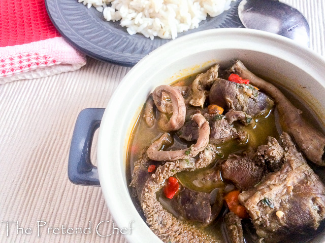 ngwo ngwo 1 4 Ngwo ngwo goat offal pepper soup