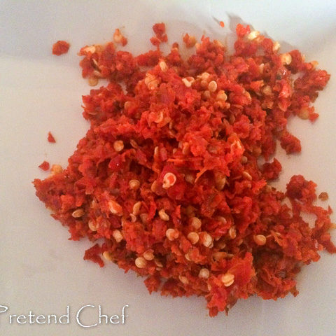 chopped peppers