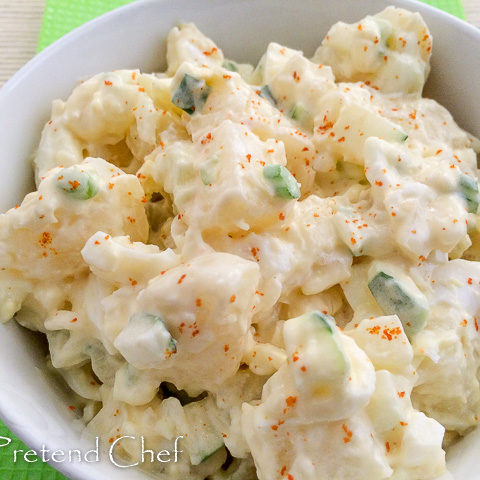 Creamy and Fluffy easy potato salad