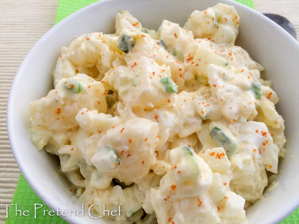 Creamy and Fluffy easy potato salad