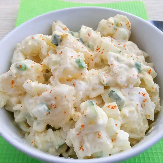 Creamy and Fluffy easy potato salad